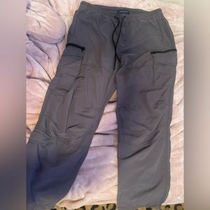 Grey Cargo Pants